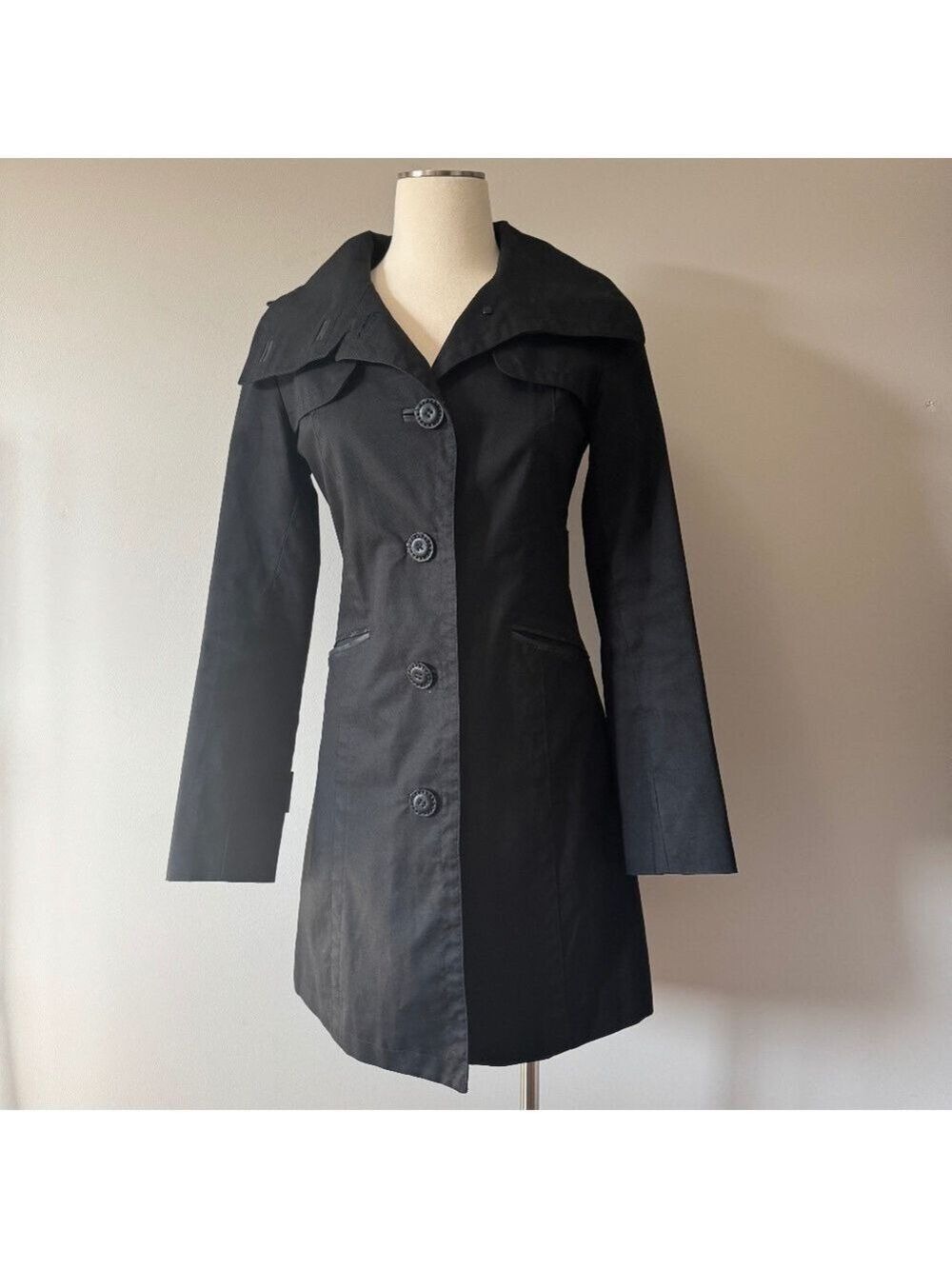 Mackage Black Trench Coat